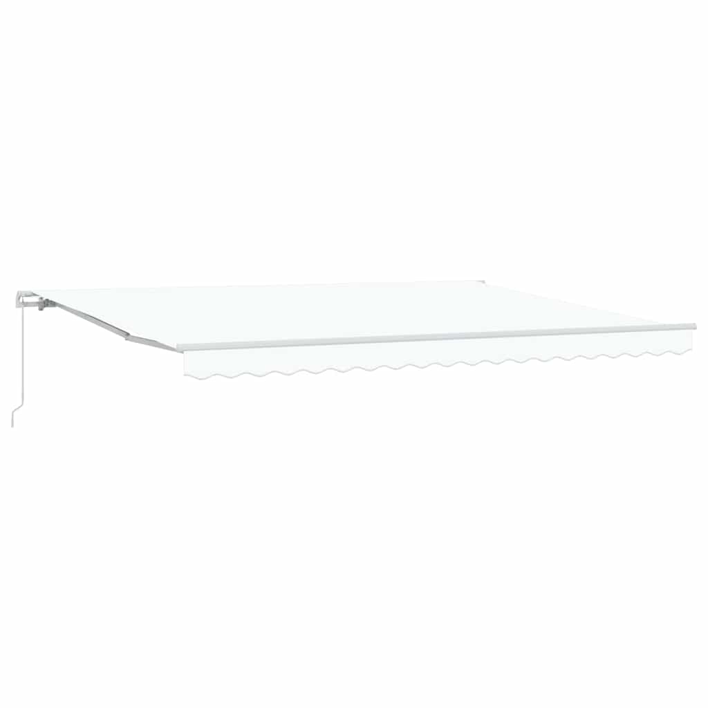 Retractable Awning White 450 x 350 x 165 cm