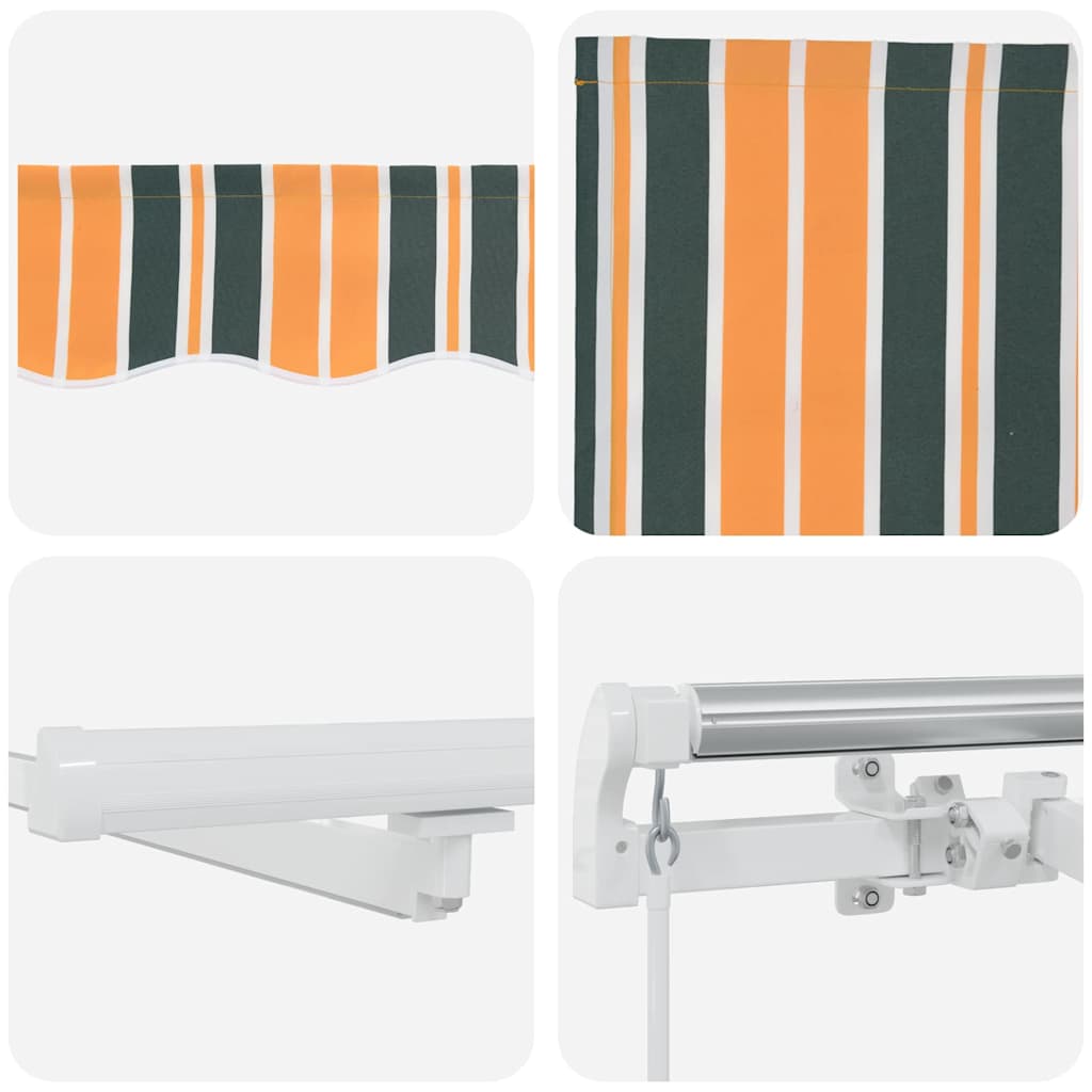 Retractable Awning with Manual 450 x 350 cm Fabric
