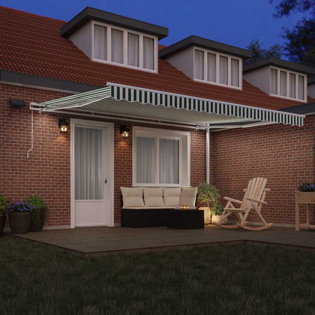 Retractable Awning with Manual 450 x 350 cm Fabric