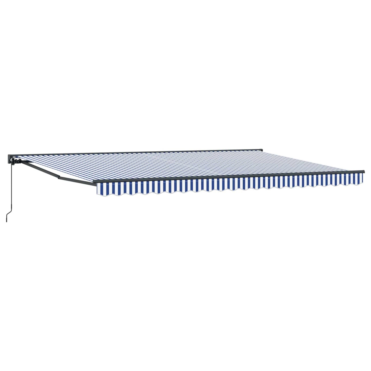 Awning Frame Blue and White 500 x 300 cm