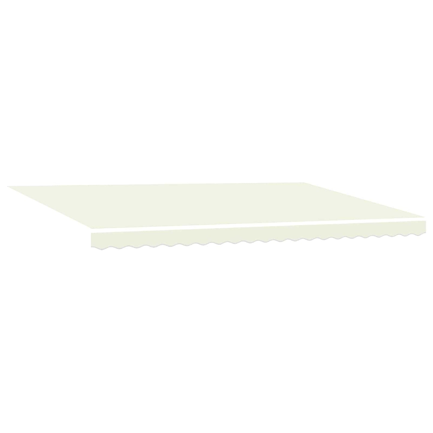 Awning Frame Cream 500 x 300 cm Polyester with PU coating
