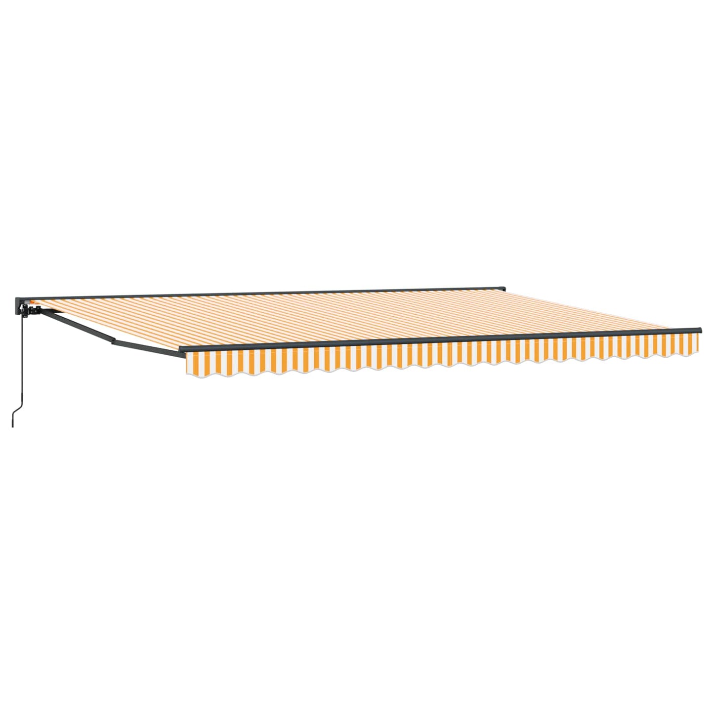 Awning Frame Yellow and White 500 x 300 cm