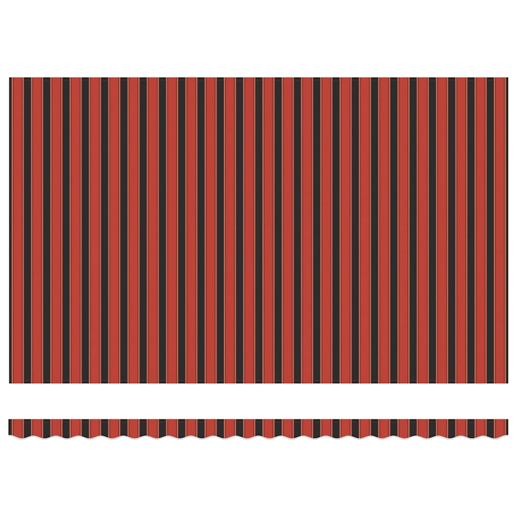 Retractable Awning Manual Orange and brown 500 x 300 cm