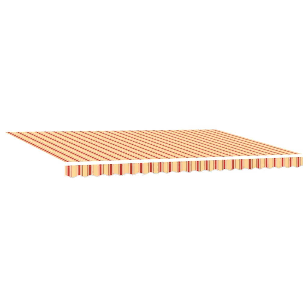 Retractable Awning Yellow and Orange 500 x 300 x 165 cm