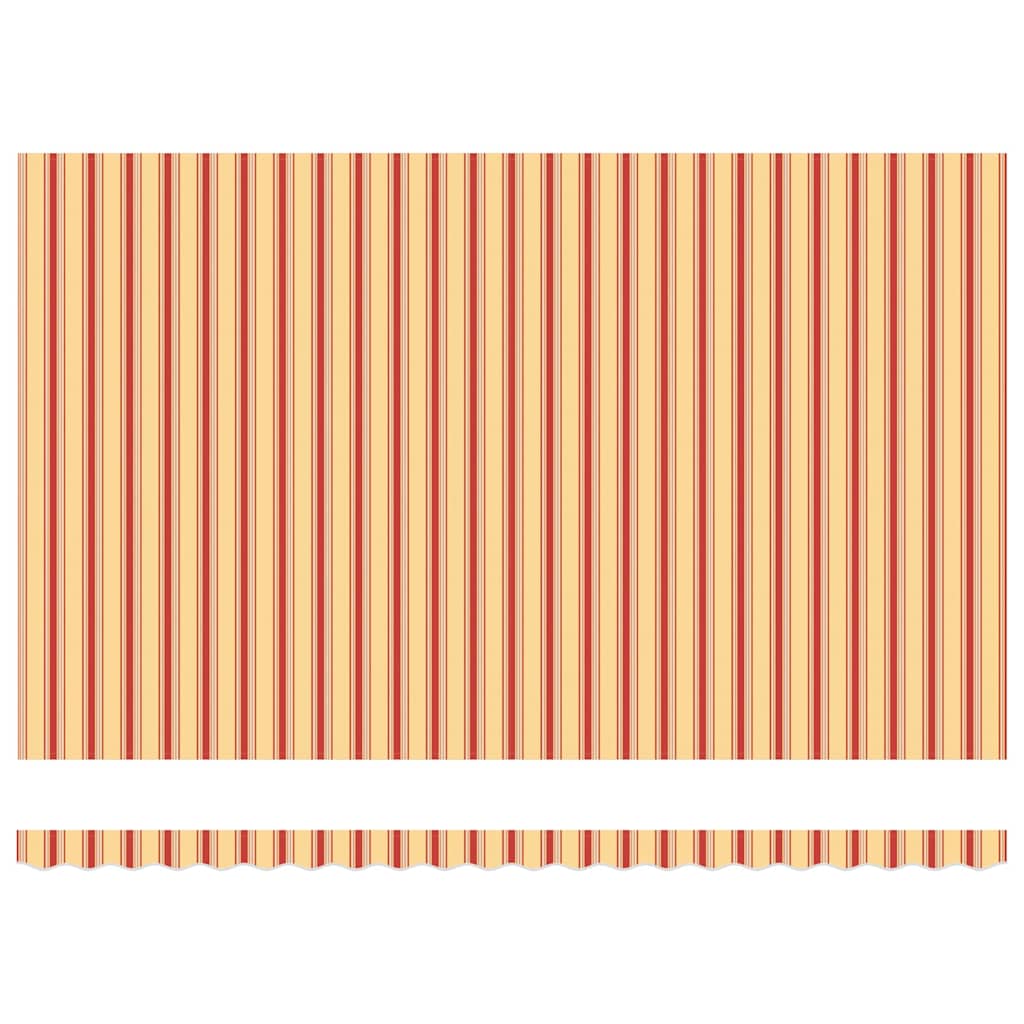 Retractable Awning Yellow and Orange 500 x 300 x 165 cm