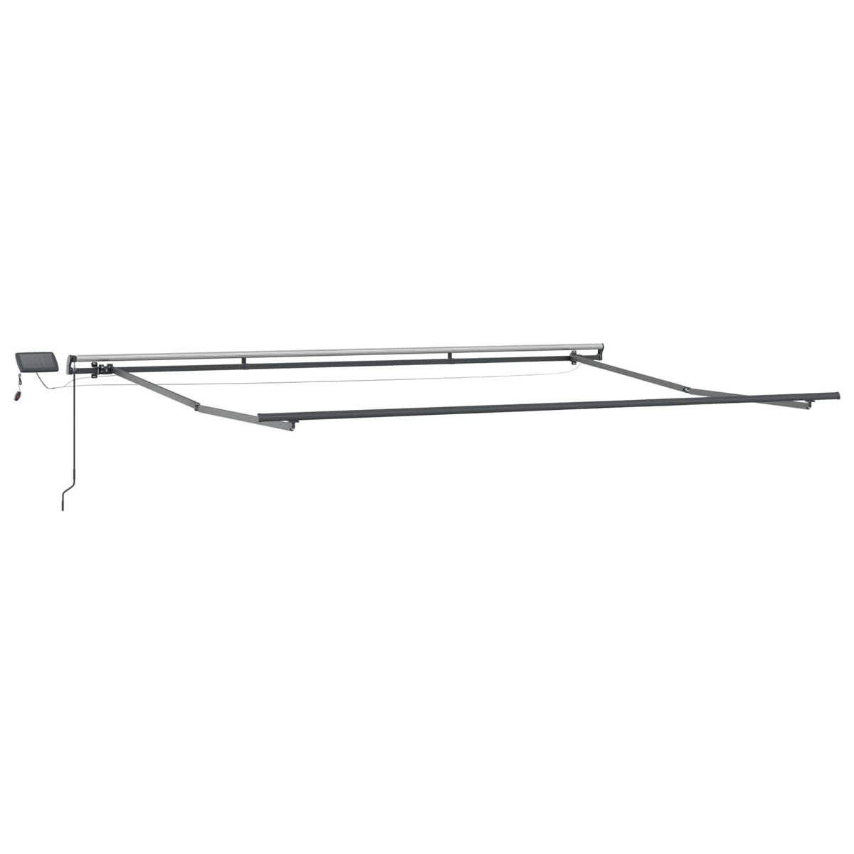 Retractable Awning Yellow and Orange 500 x 300 cm