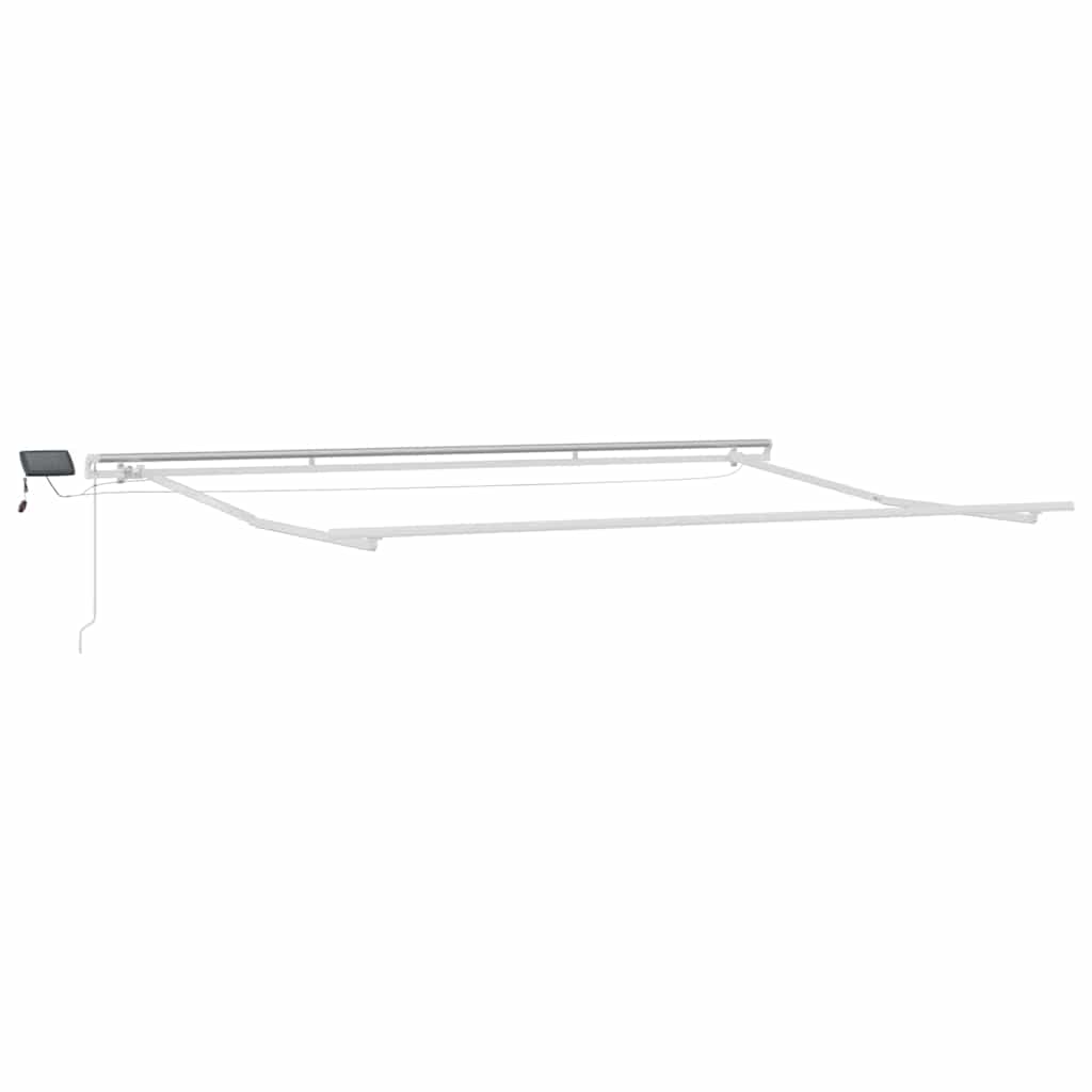 Retractable Awning Multicolour 500 x 300 cm Fabric and Steel