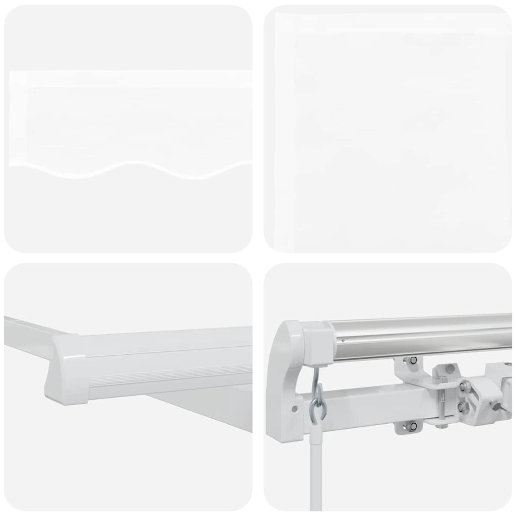 Awning Manual White 500 x 300 x 165 cm Polyester and Metal