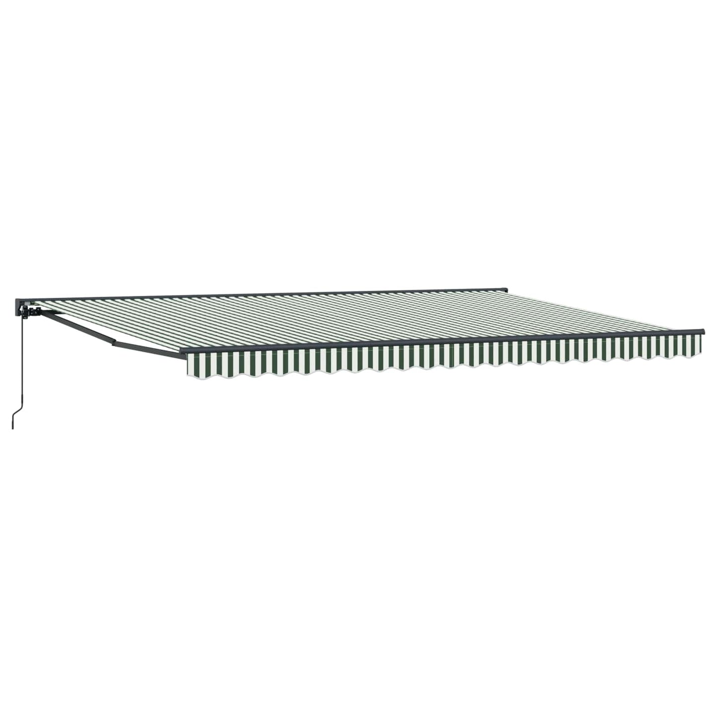 Awning Frame Green and White 500 x 300 cm