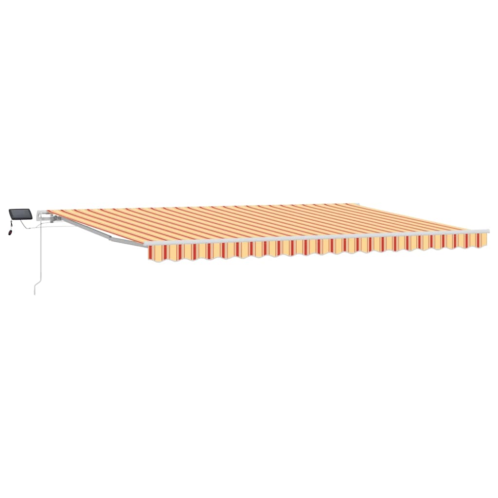 Retractable Awning Yellow and Orange 500 x 350 cm