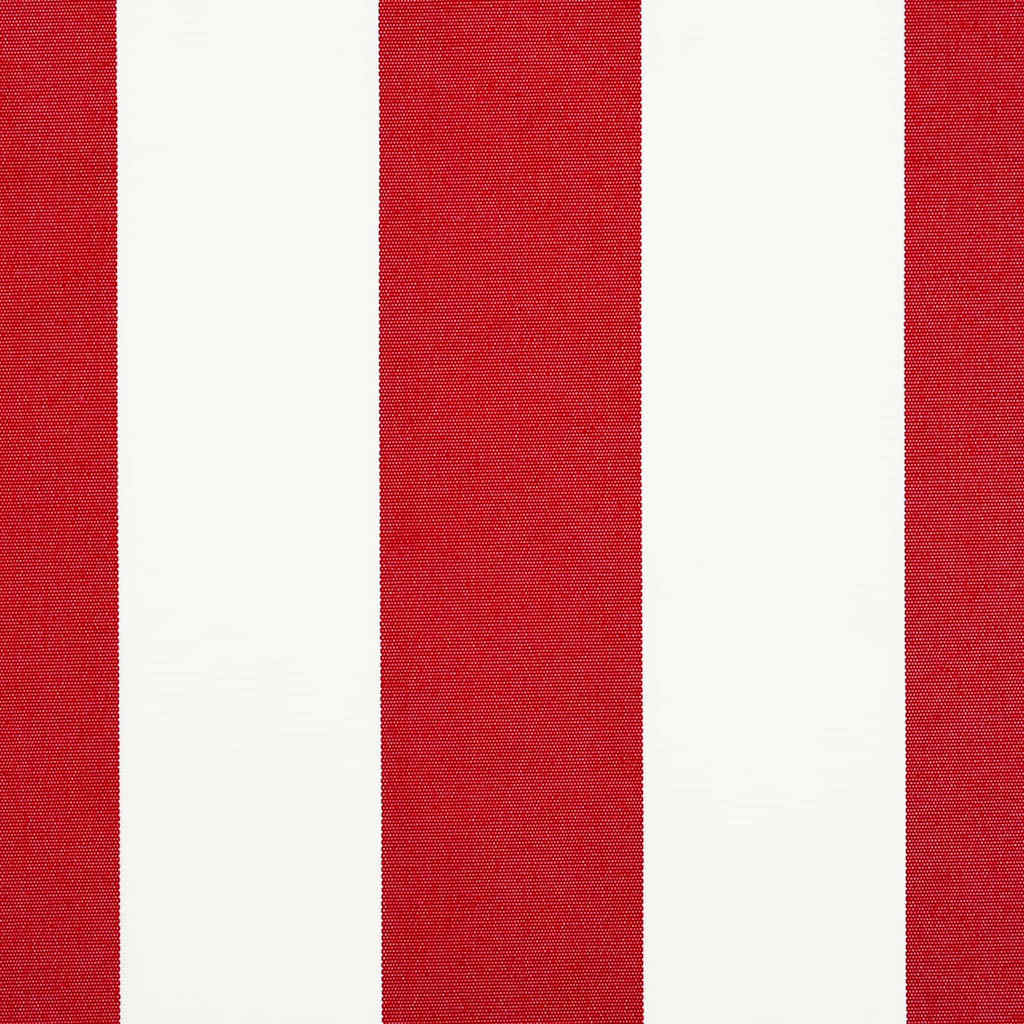 Retractable Awning Manual Red and White 500 x 350 cm