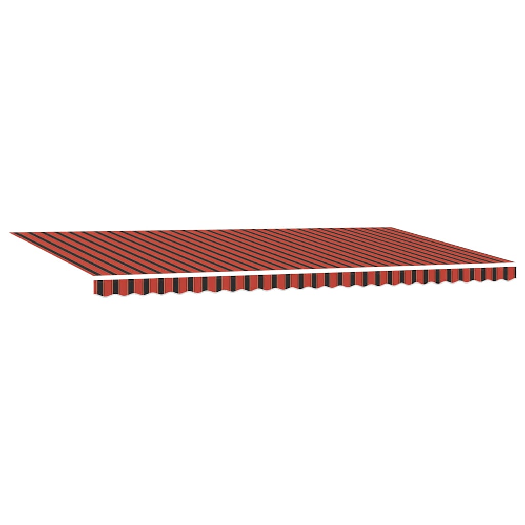 Retractable Awning Retractable Orange and Brown 600 x 300 cm