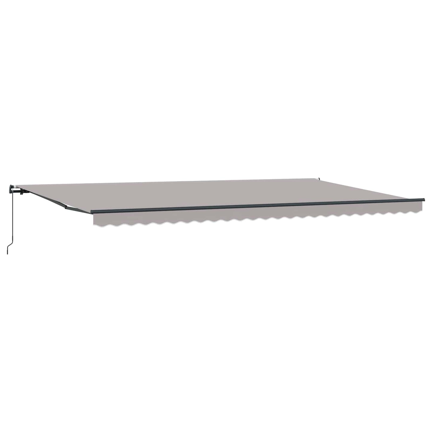 Retractable Awning Light Grey 600 x 300 cm