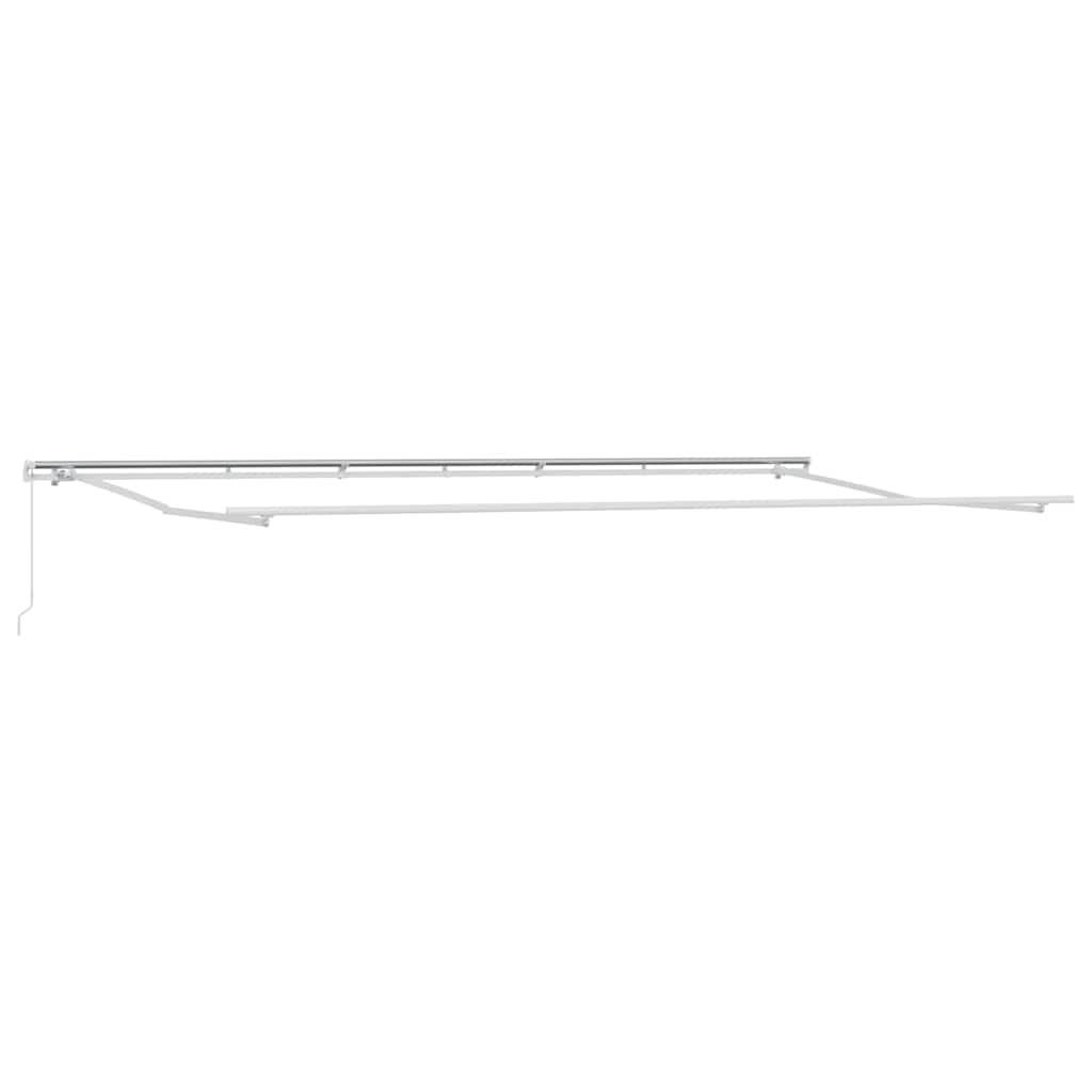 Retractable Awning Manual Orange and Brown 600 x 350 cm