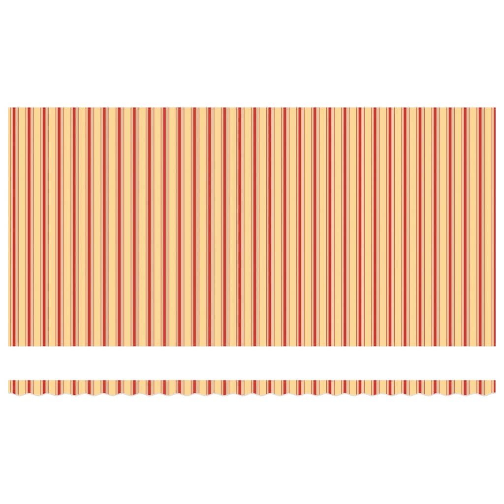 Retractable Awning Yellow and Orange 600 x 350 cm