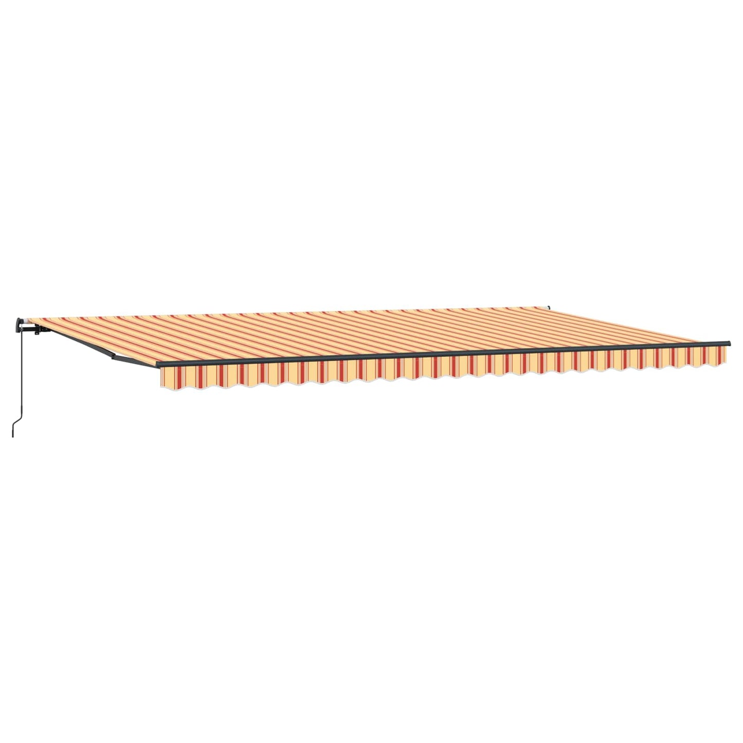 Retractable Awning Yellow and Orange 600 x 350 cm