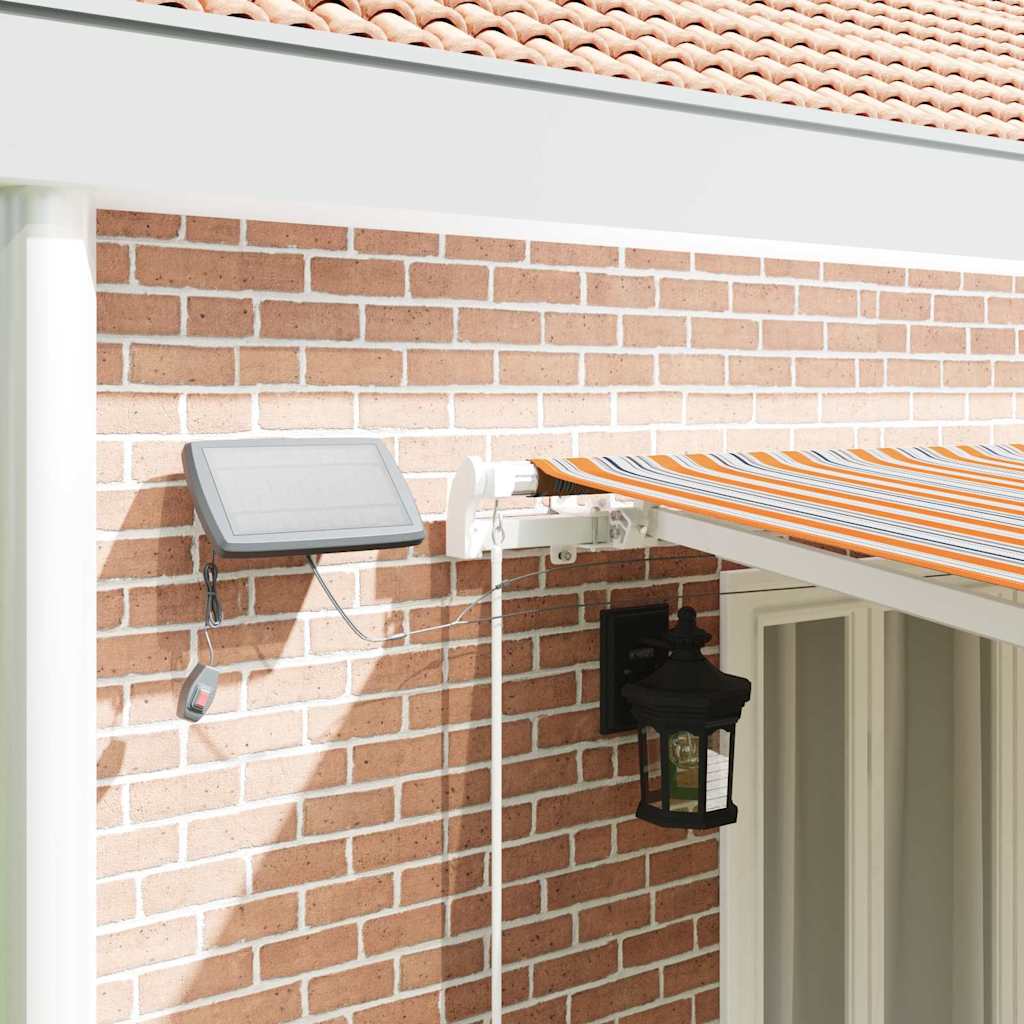 Retractable Awning Multicolour 600 x 350 cm