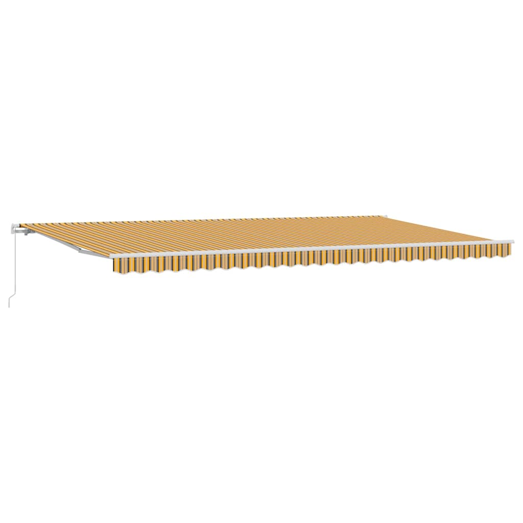 Retractable Awning Multicolour 600 x 350 cm