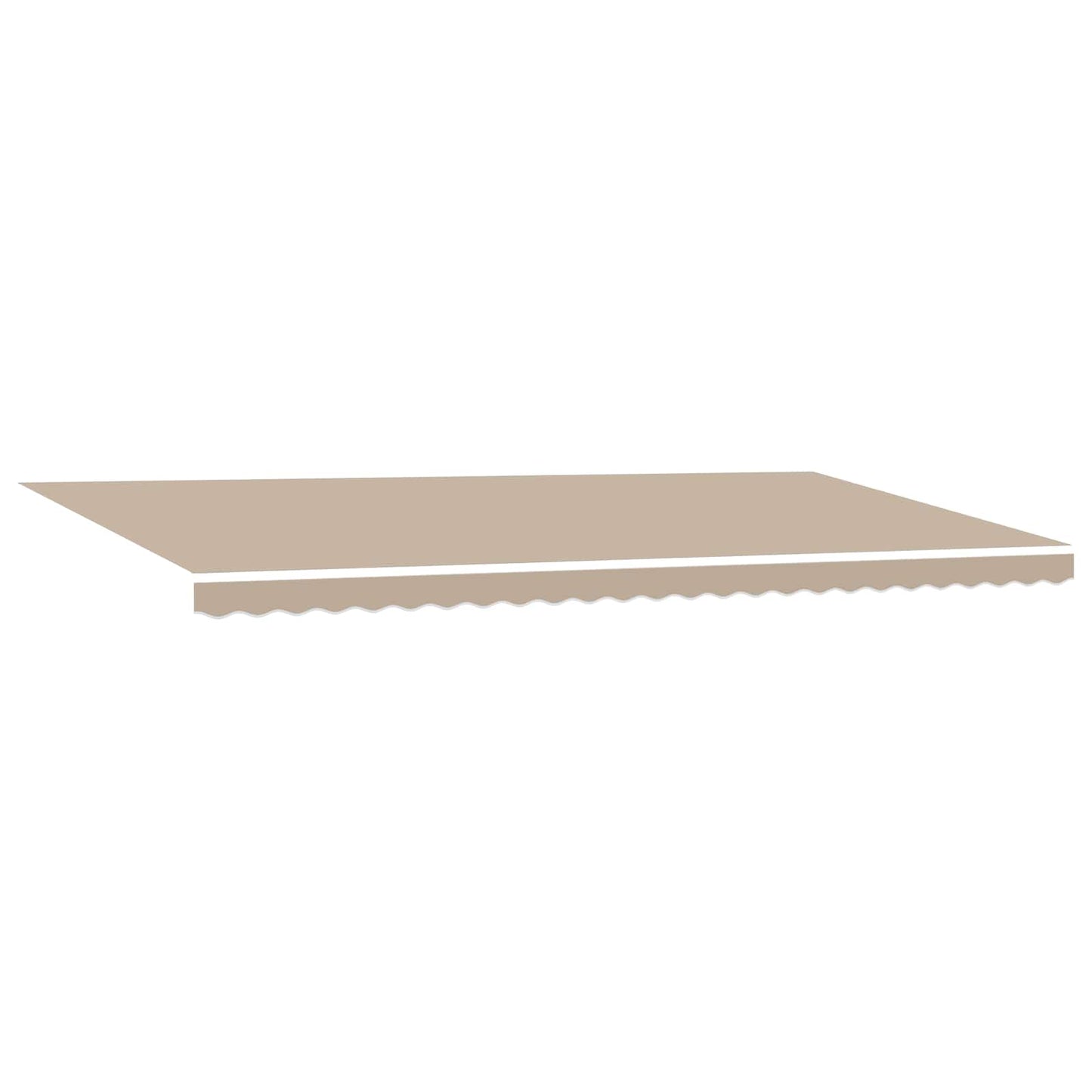 Retractable Awning Beige 600 x 350 cm Polyester and Steel