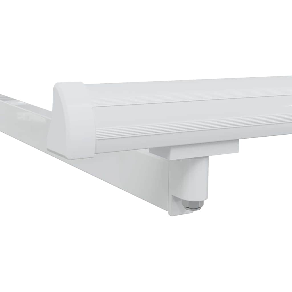 Awning Frame Manual Adjustable White 3 x 2 m Steel