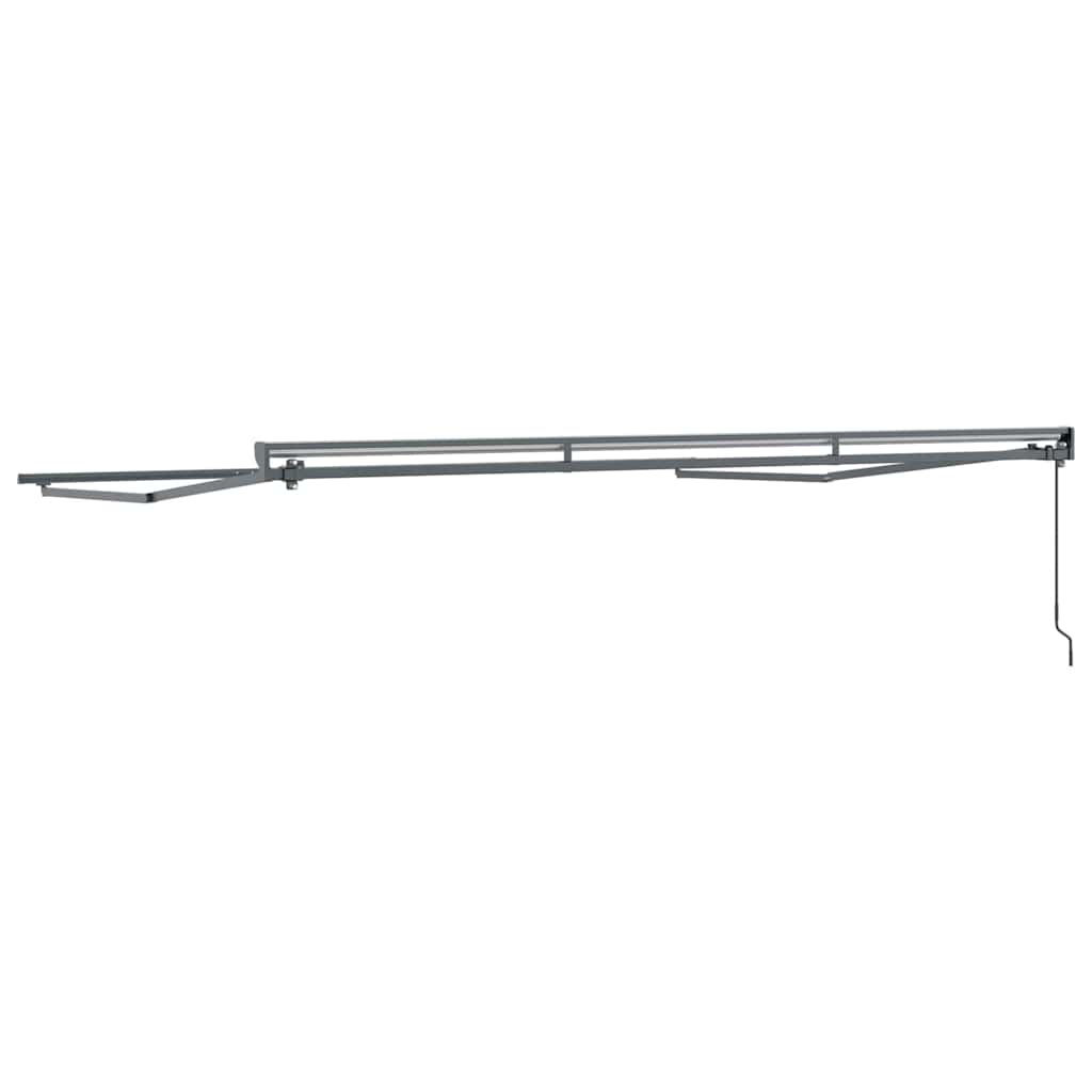 Awning Frame Manual Adjustable Anthracite 4 x 3 m Steel