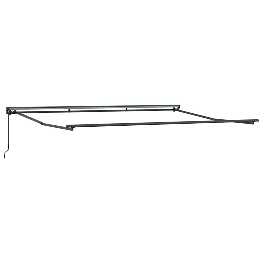 Awning Frame Manual Adjustable Anthracite 4.5 x 3 m Steel