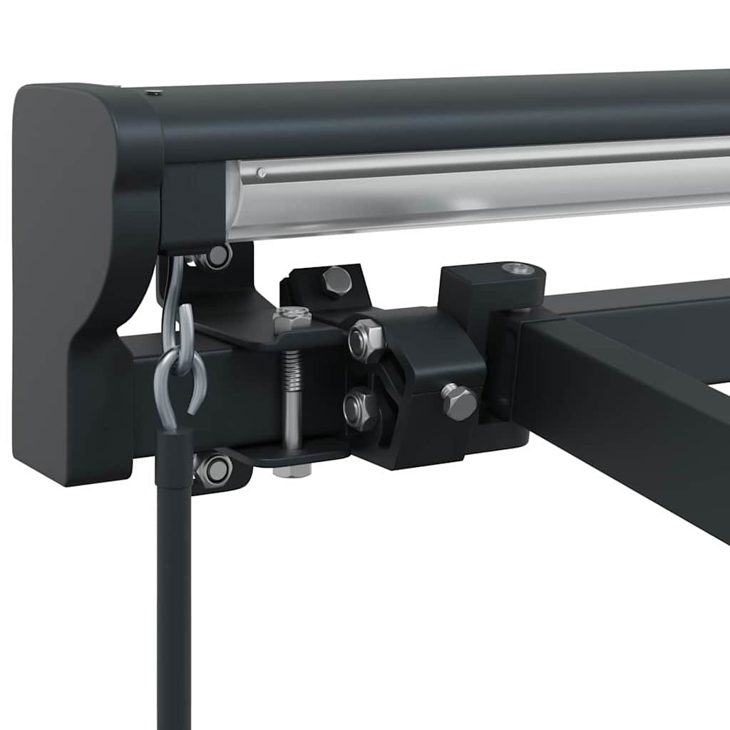 Awning Frame Manual Adjustable Anthracite 5 x 3 m Steel