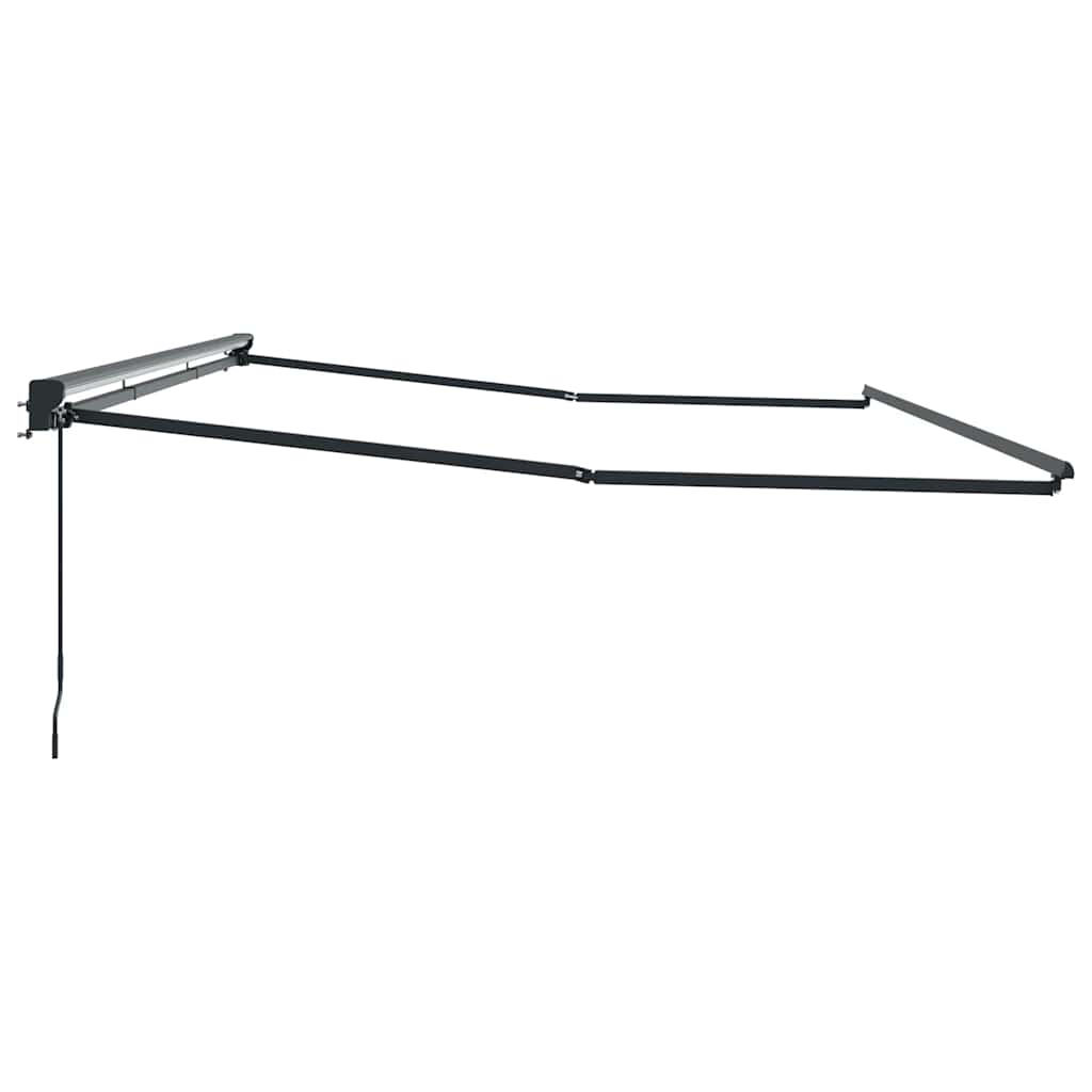 Awning Frame Manual Adjustable Anthracite 5 x 3 m Steel