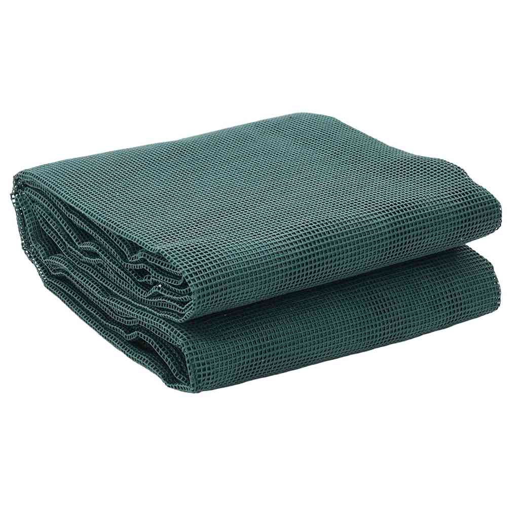 Tent Carpet Green 400 x 350 cm Polyester