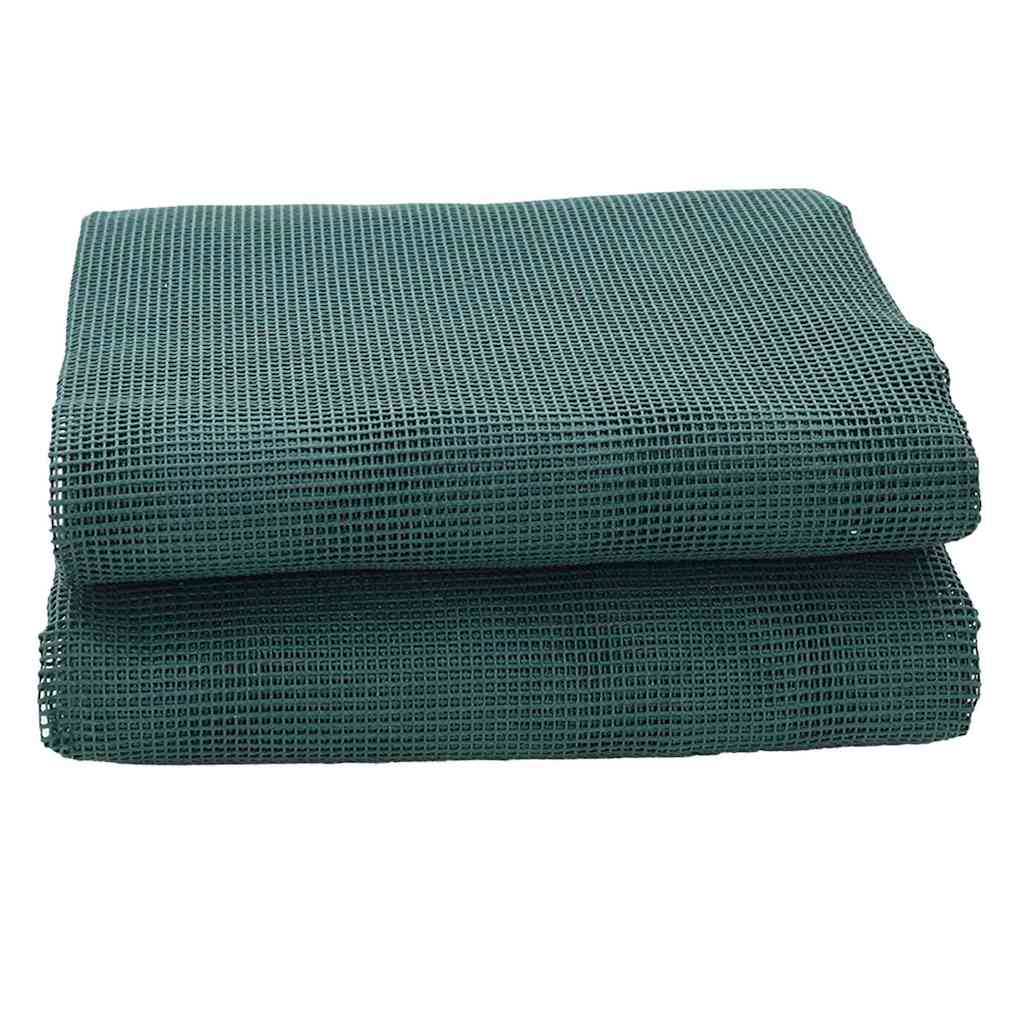 Tent Carpet Green 400 x 350 cm Polyester