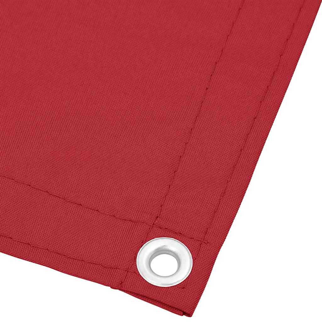 Balcony Screen Red 75x800 cm 100% Polyester Oxford