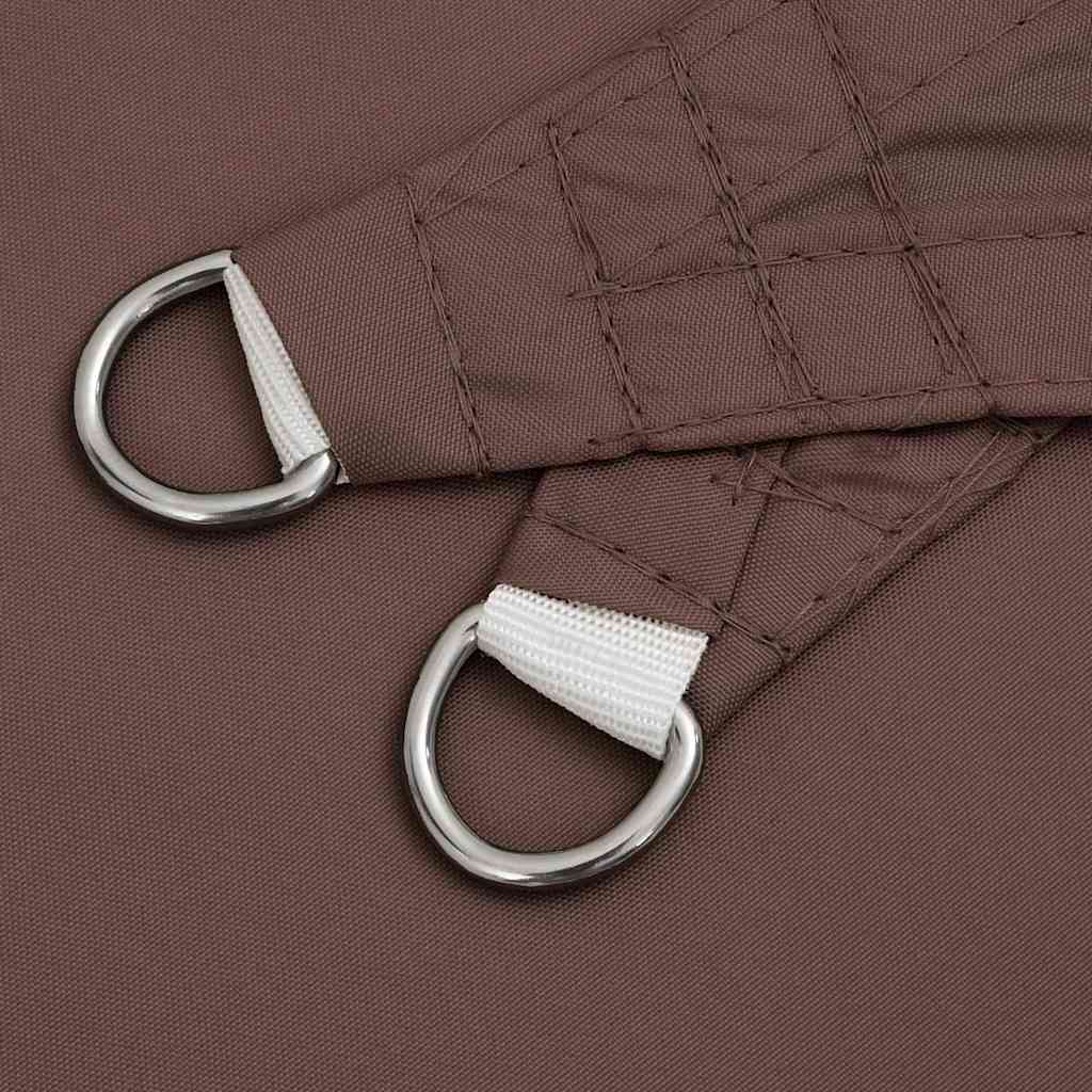 Sun Shade Sail Brown 2x2x2 m 100% Polyester Oxford