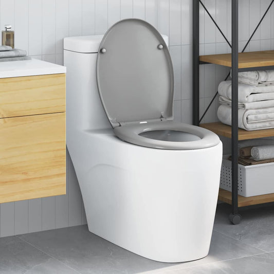 Toilet Seat Grey 47 x 37 x 4 cm Duroplast