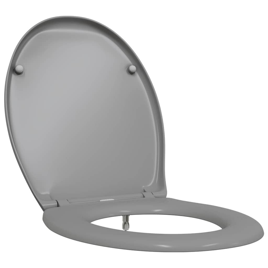 Toilet Seat Grey 47 x 37 x 4 cm Duroplast