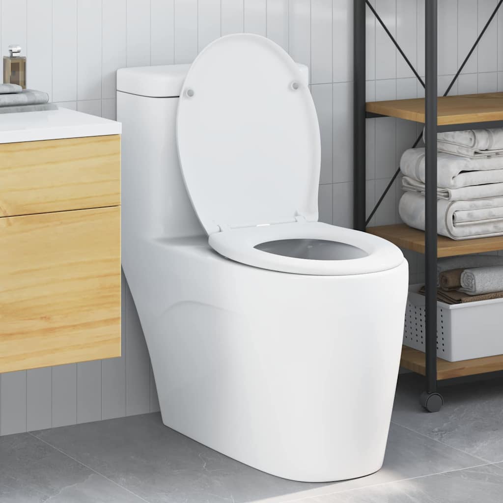Toilet Seat White 47 x 37 x 4 cm Duroplast