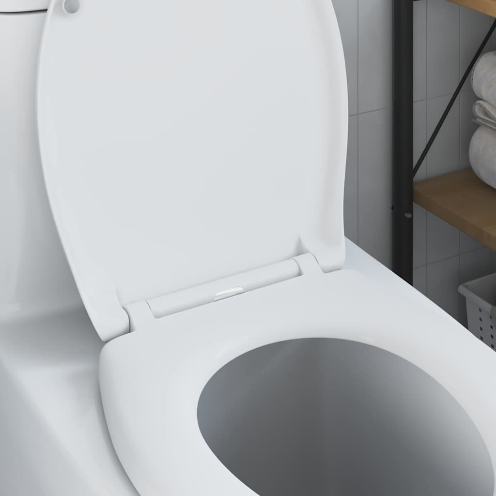 Toilet Seat White 47 x 37 x 4 cm Duroplast