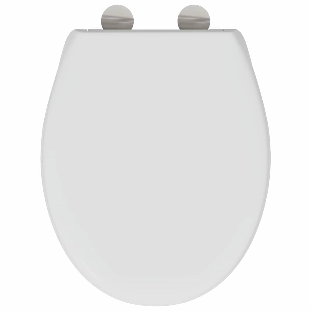 Toilet Seat White 47 x 37 x 4 cm Duroplast