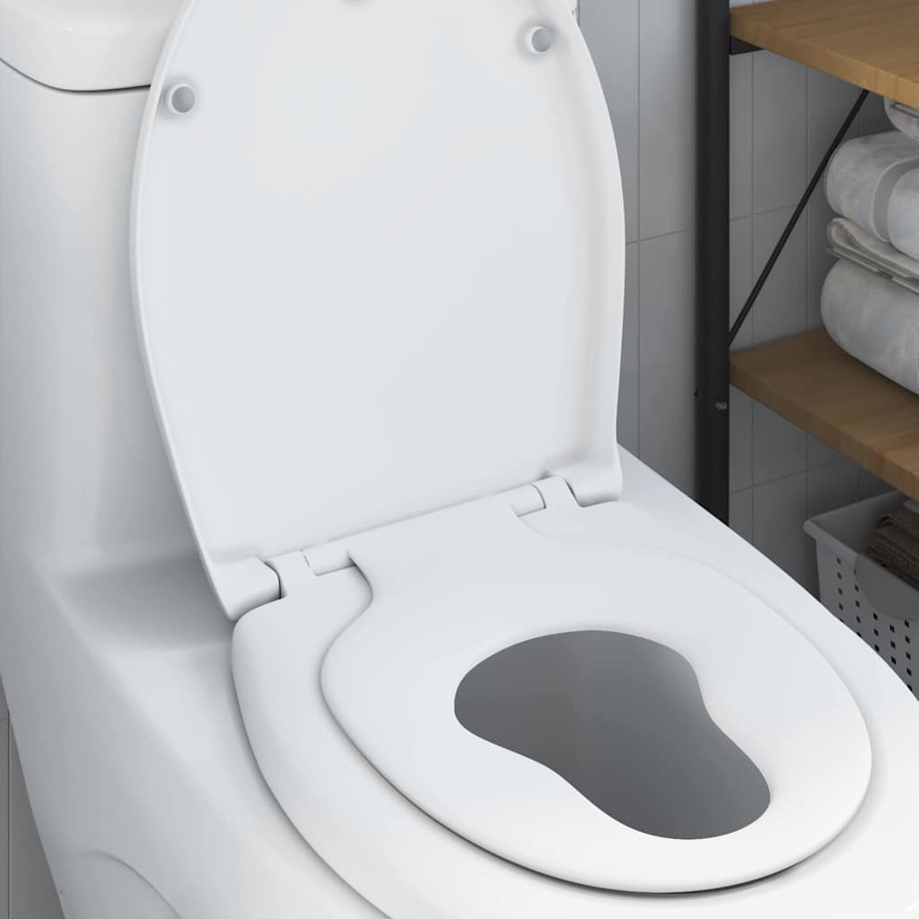 Toilet Seat White 47 x 37 x 4 cm Duroplast