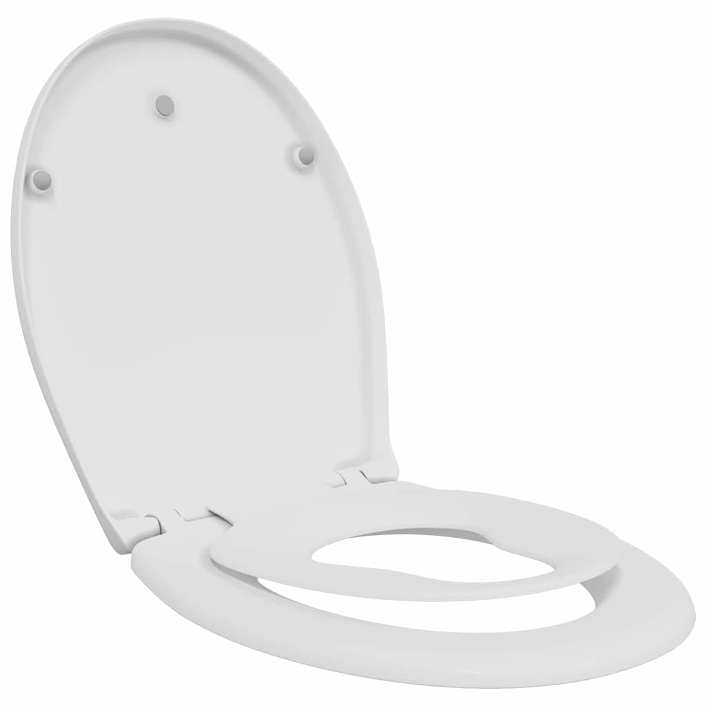 Toilet Seat White 47 x 37 x 4 cm Duroplast