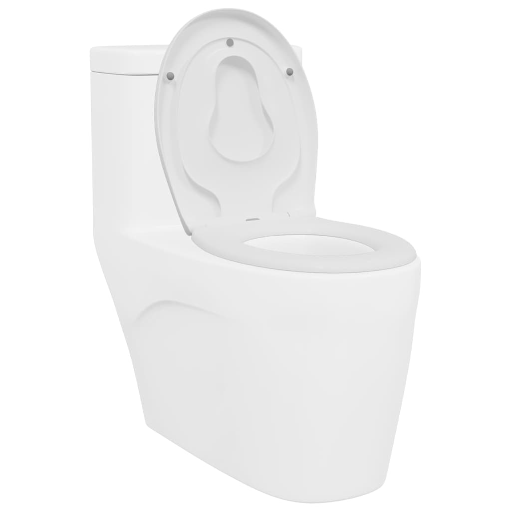 Toilet Seat White 47 x 37 x 4 cm Duroplast