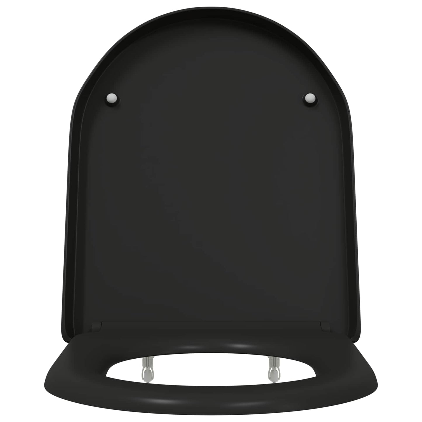 Toilet Seat Black 49 x 36 x 4 cm Duroplast