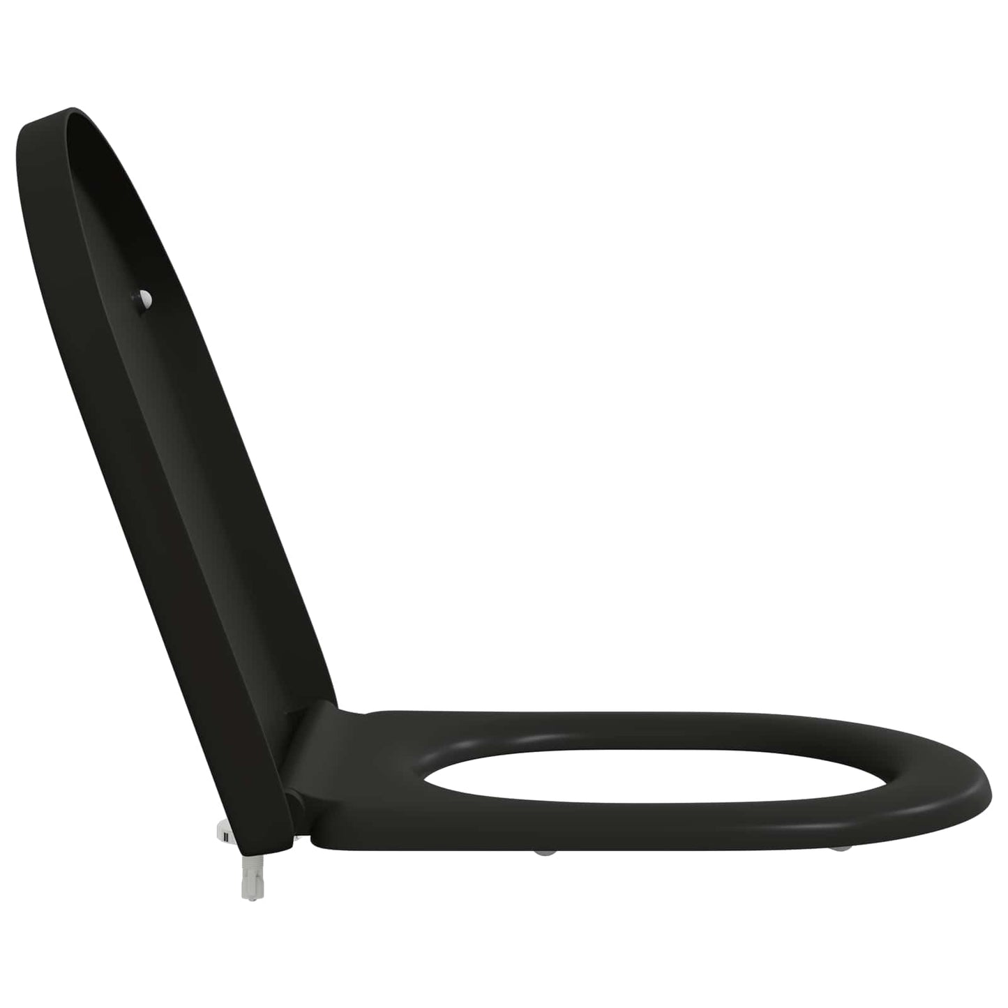 Toilet Seat Black 49 x 36 x 4 cm Duroplast