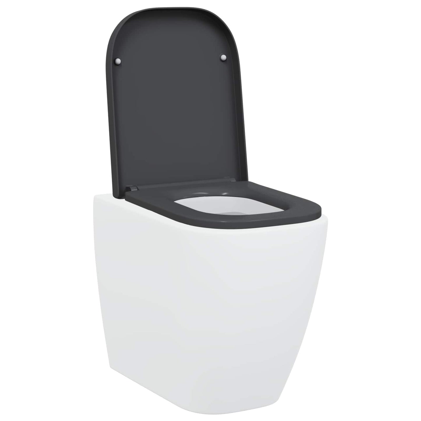 Toilet Seat Anthracite 47.5 x 35 x 3.6 cm Duroplast