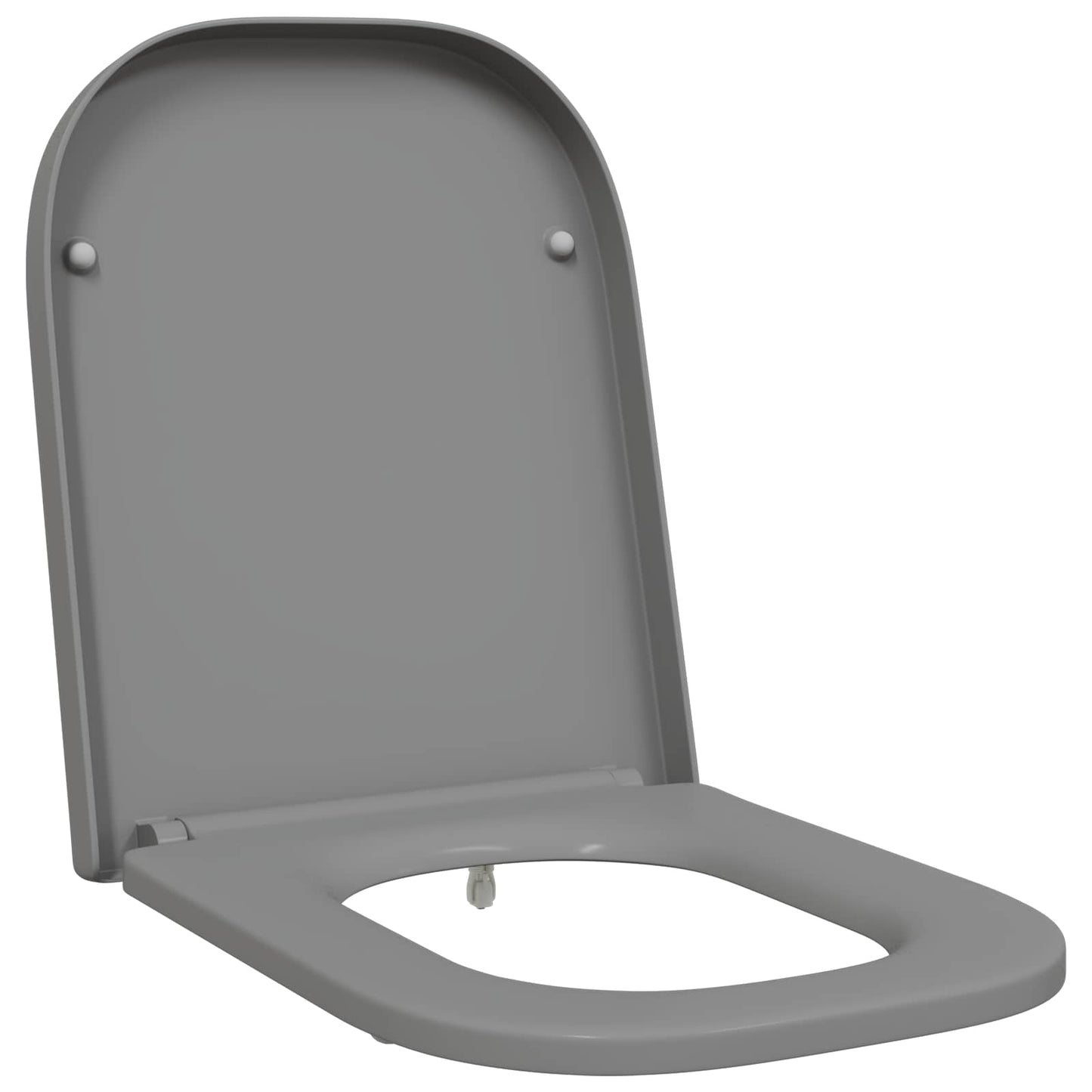 Toilet Seat Grey 47.5 x 35 x 3.6 cm Duroplast