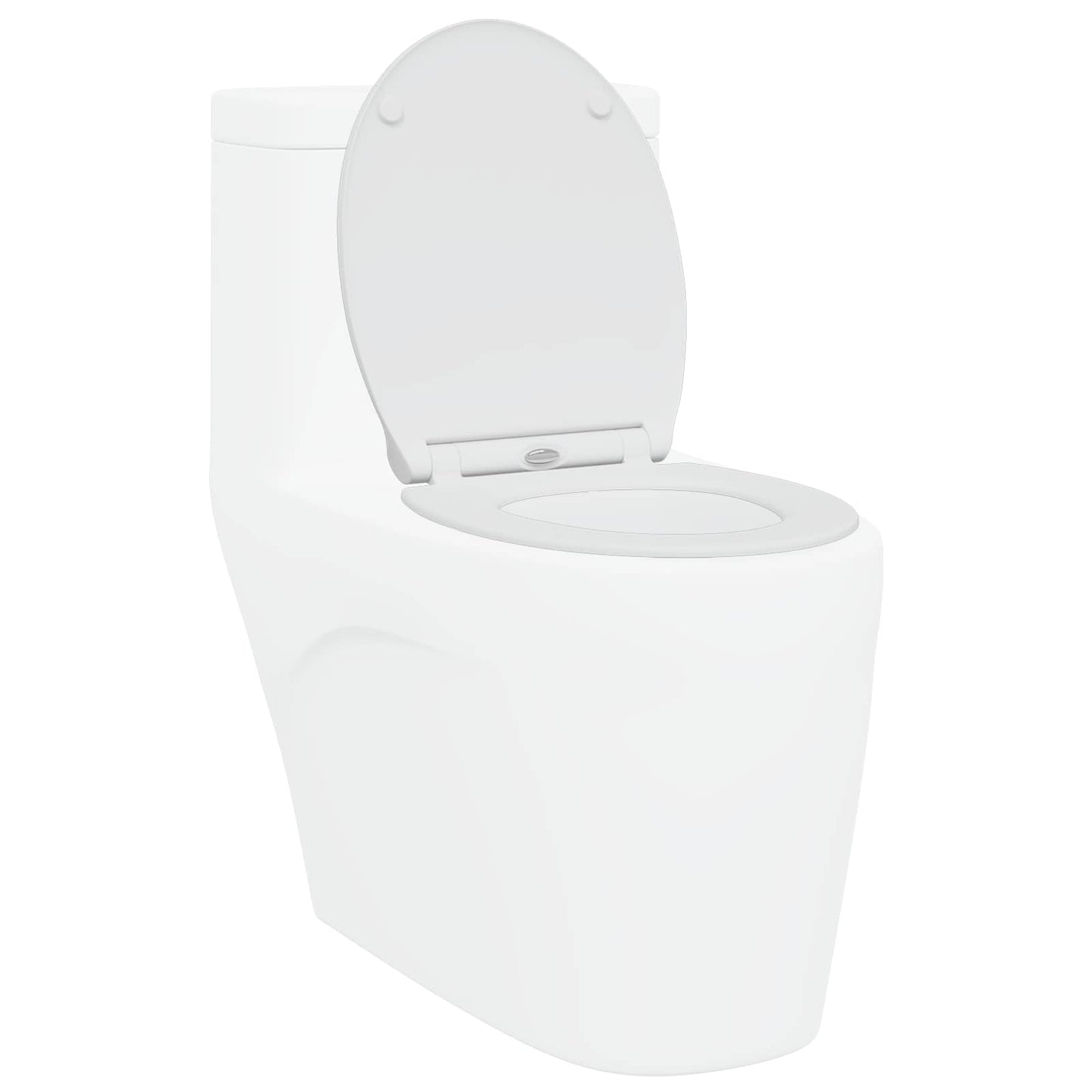 Toilet Seat White 47 x 37.5 x 3.8 cm Duroplast