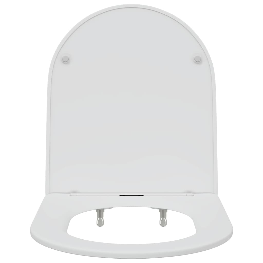Toilet Seat White 47 x 36 x 3.4 cm Duroplast