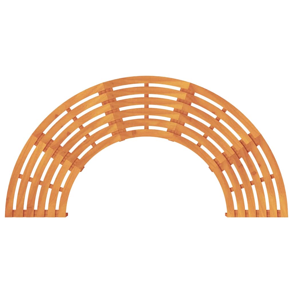 Tree Bench 2 pcs Natural 160 x 80 x 45cm Solid Eucalyptus Wood