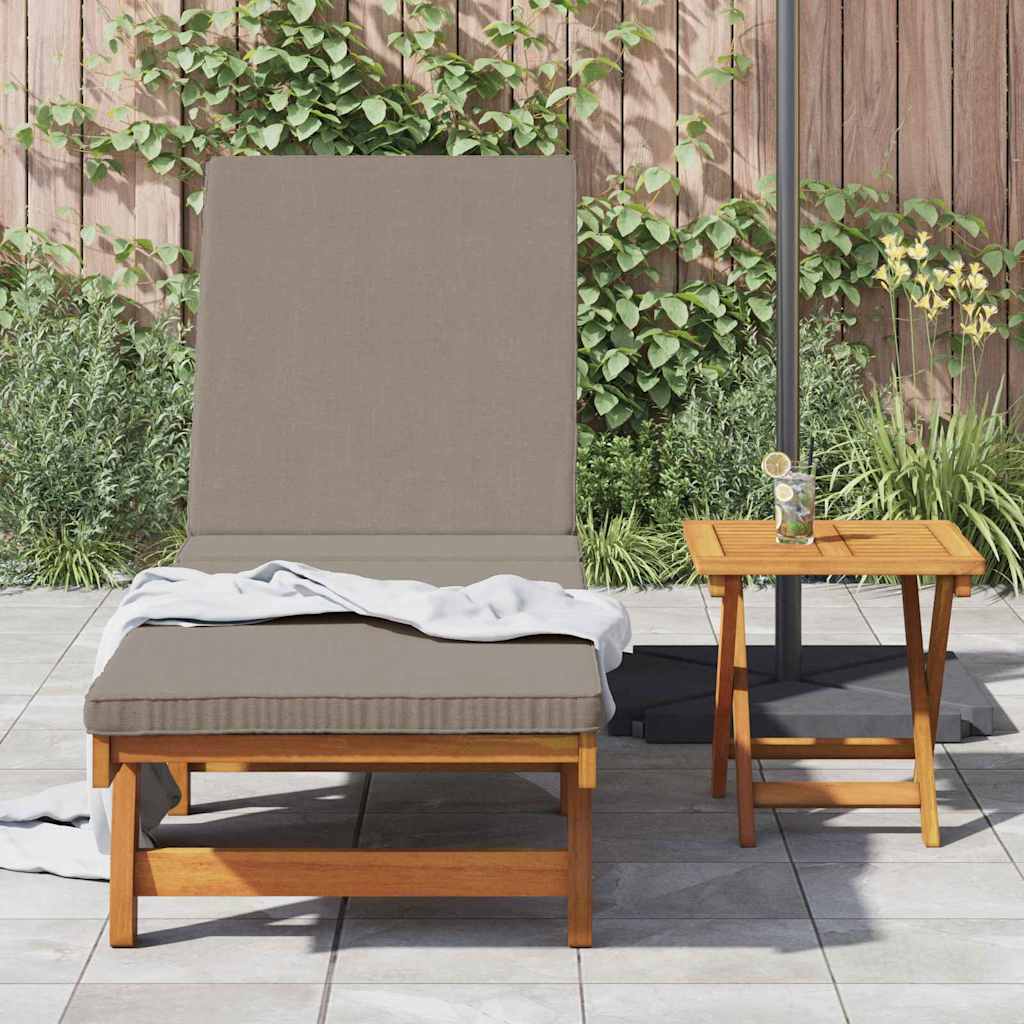 Sun Lounger Reclining 1-person 2 pcs Brown Solid Acacia Wood