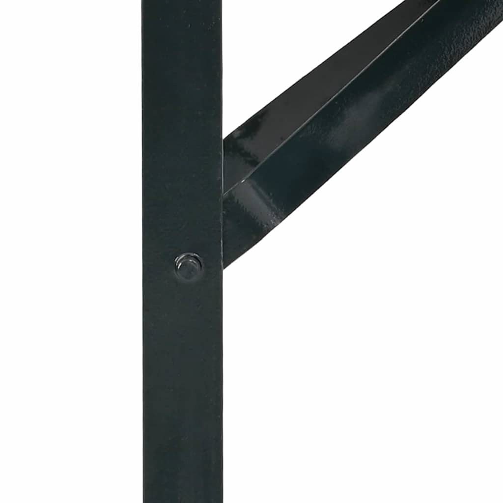 Beer Bench Legs Black Powder-Coated Steel