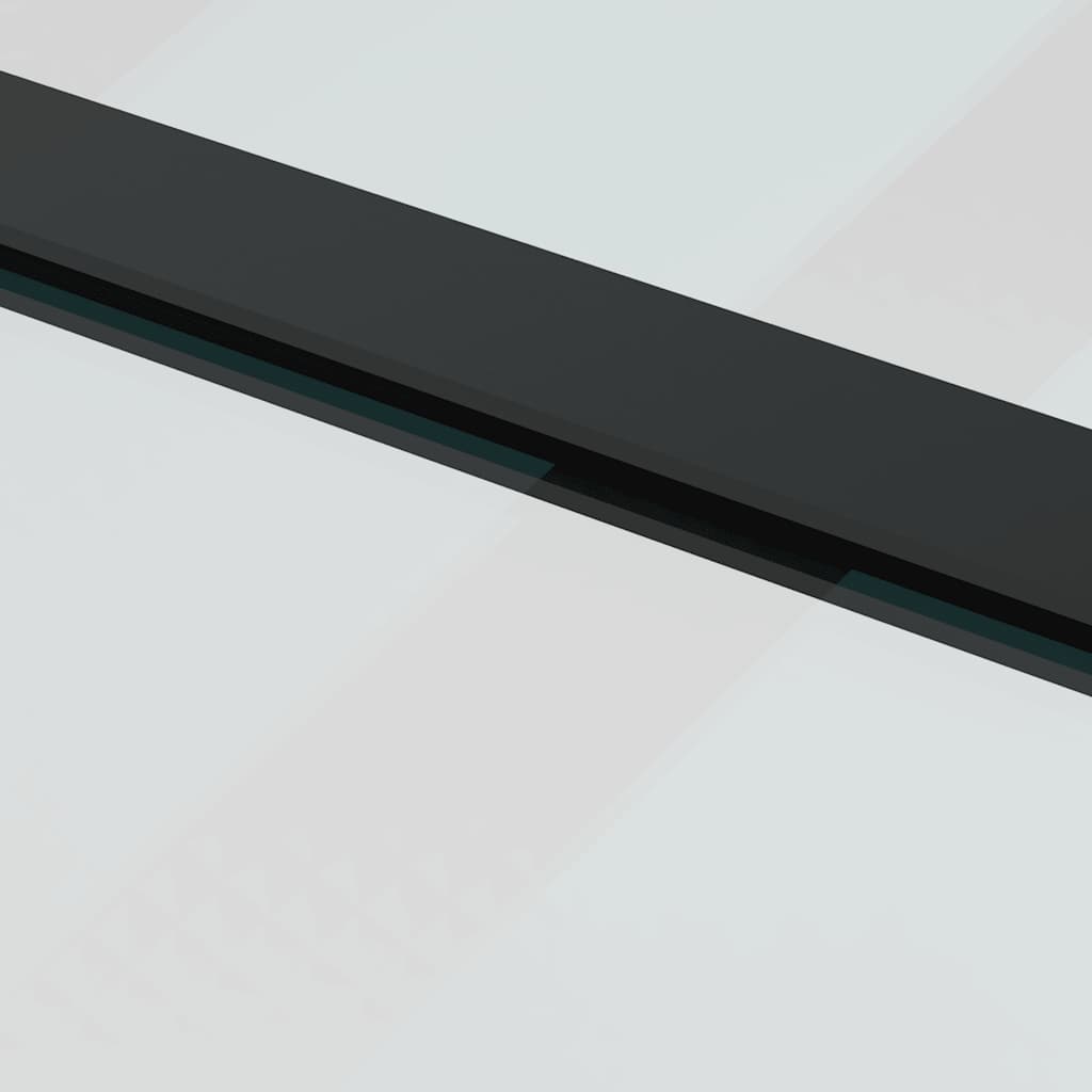 Sliding Door with Hardware Set 102x205 cm ESG Glass&Aluminium